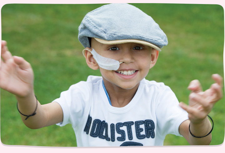 Jaiveer was diagnosed with neuroblastoma in March 2014